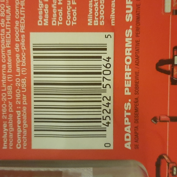 Milwaukee Red Lithium Flashlight USB 3.0 - Picture 5 of 5